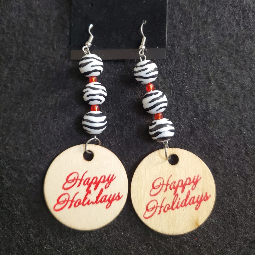 Happy Holiday Earrings